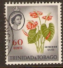 Trinidad & Tobago 1960 60c Verm, yellow-green and indigo. SG295.